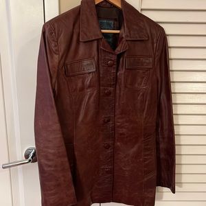 Dark Brown Leather Jacket